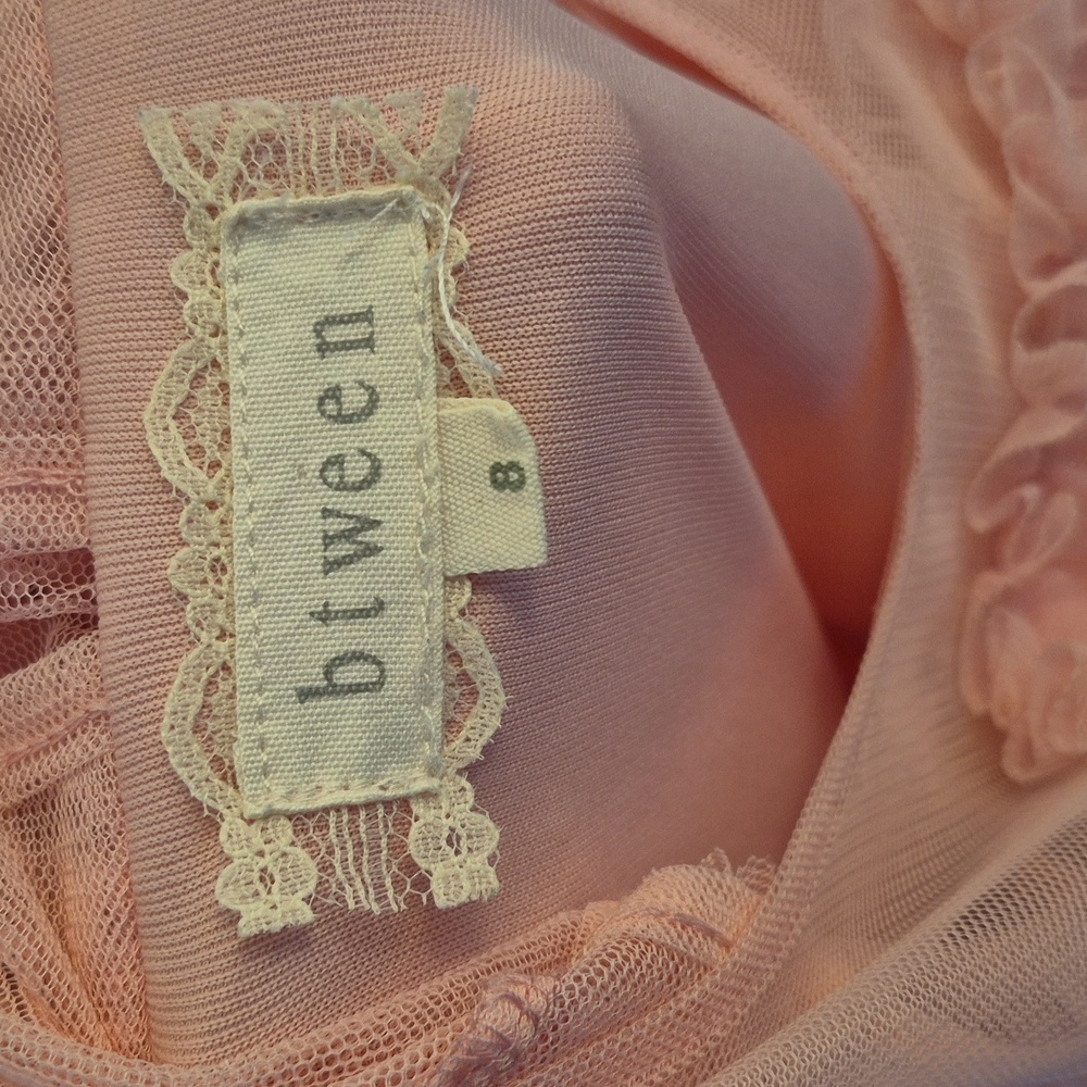 Dusty pink tulle girls dress - Picture 5 of 5